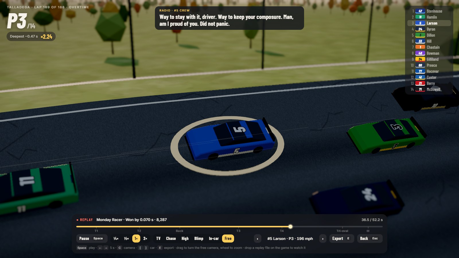 The replay viewer